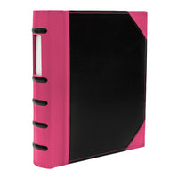 New Project Executive Binders, Heavy Duty 3 Ring Stitched Leatherette Cover with Ribbed Spine and Name Tag Insert On Spine