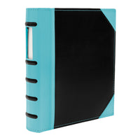 New Project Executive Binders, Heavy Duty 3 Ring Stitched Leatherette Cover with Ribbed Spine and Name Tag Insert On Spine