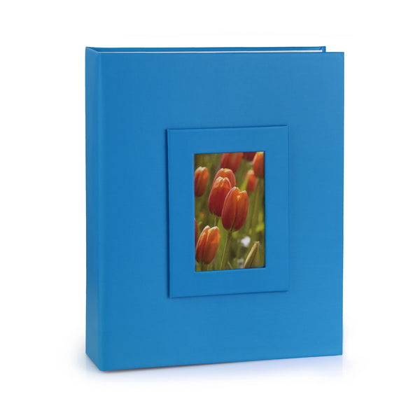 KVD Albums 4x6 Photo Album, Fits 200 Pictures with Window Frame Cover
