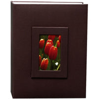 KVD Albums 4x6 Photo Album, Fits 200 Pictures with Window Frame Cover